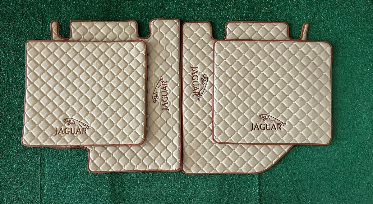 For Jaguar Car Floor Mats Custom fit Leather for all Jaguar Model Waterproof Carpet Liner