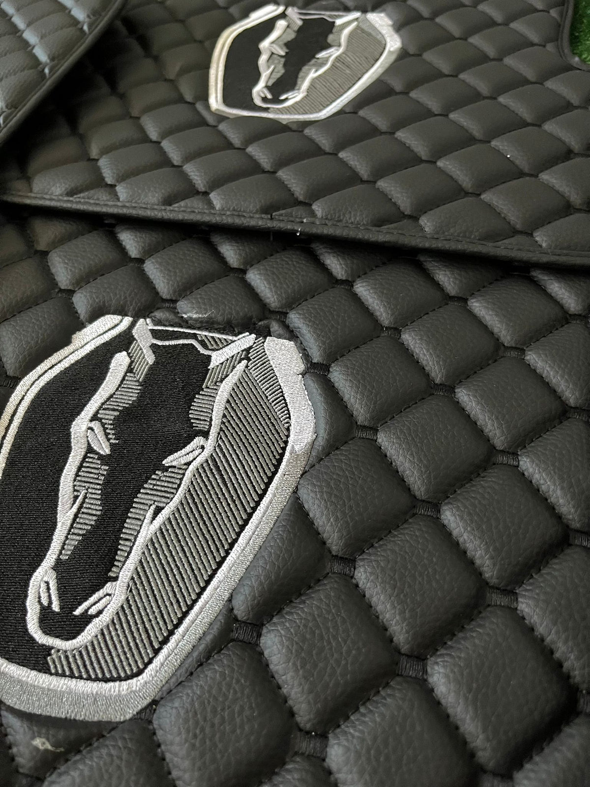 For Mustang Car Floor Mats Custom fit Leather for all Mustang Model Waterproof Carpet Liner