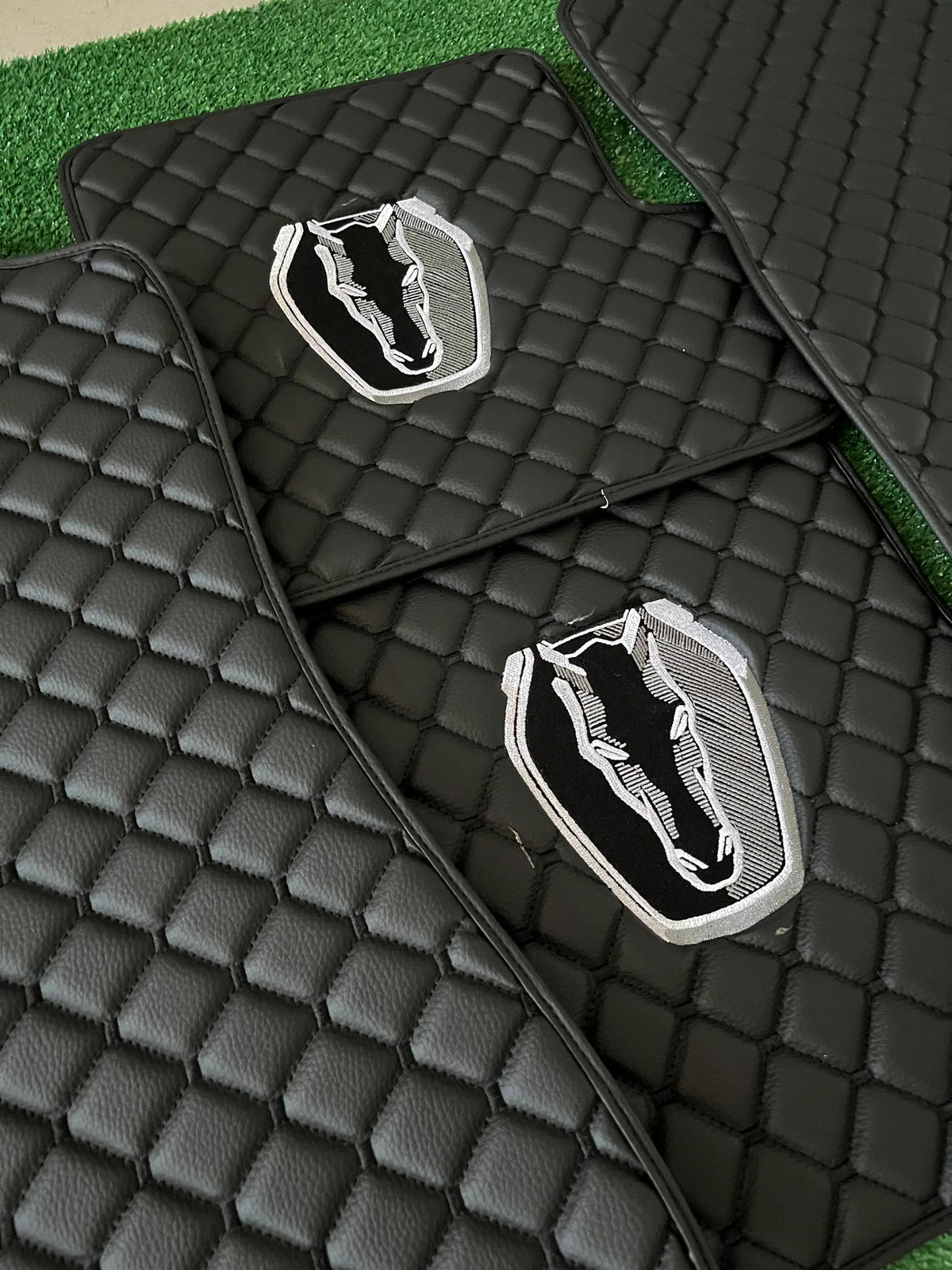 For Mustang Car Floor Mats Custom fit Leather for all Mustang Model Waterproof Carpet Liner