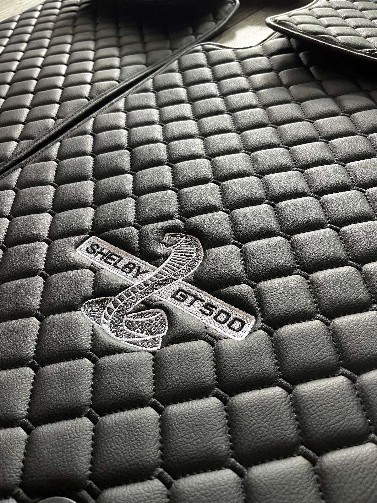 For Shelby GT500 Car Floor Mats Custom fit Leather for all Shelby GT500 Model Waterproof Carpet Liner