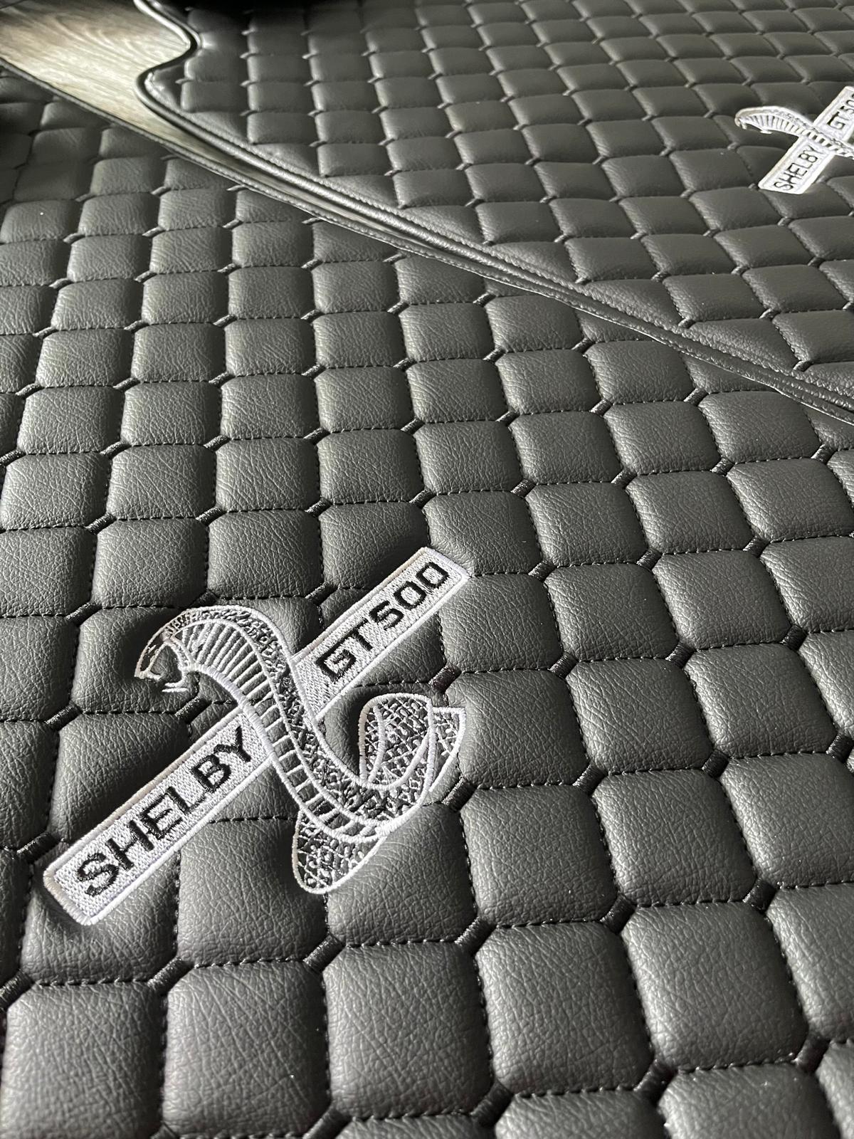 For Shelby GT500 Car Floor Mats Custom fit Leather for all Shelby GT500 Model Waterproof Carpet Liner