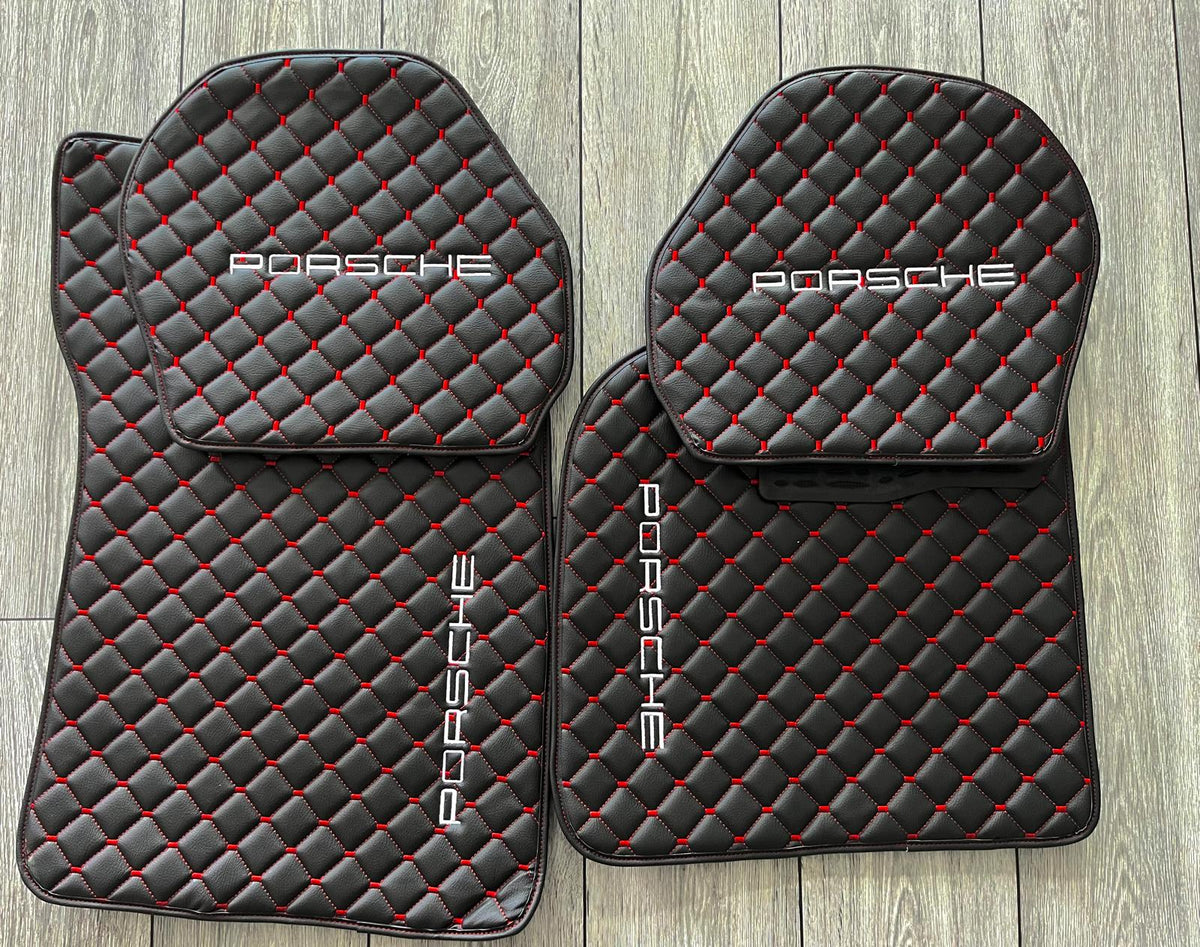 For Porsche Car Floor Mats Custom fit Leather for all Porsche Model Waterproof Carpet Liner