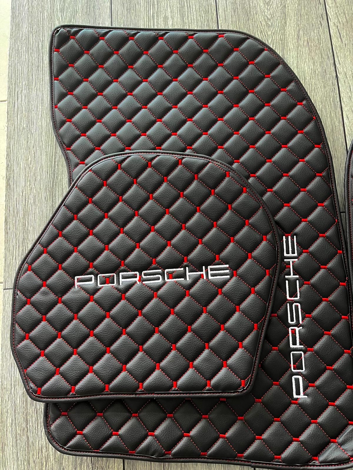 For Porsche Car Floor Mats Custom fit Leather for all Porsche Model Waterproof Carpet Liner