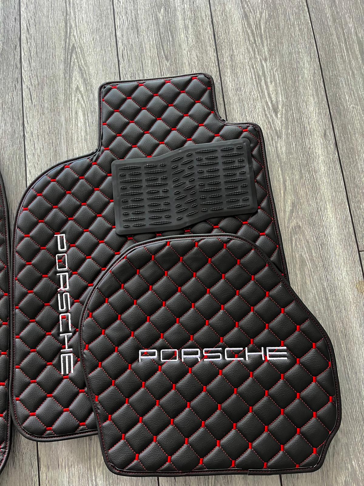 For Porsche Car Floor Mats Custom fit Leather for all Porsche Model Waterproof Carpet Liner