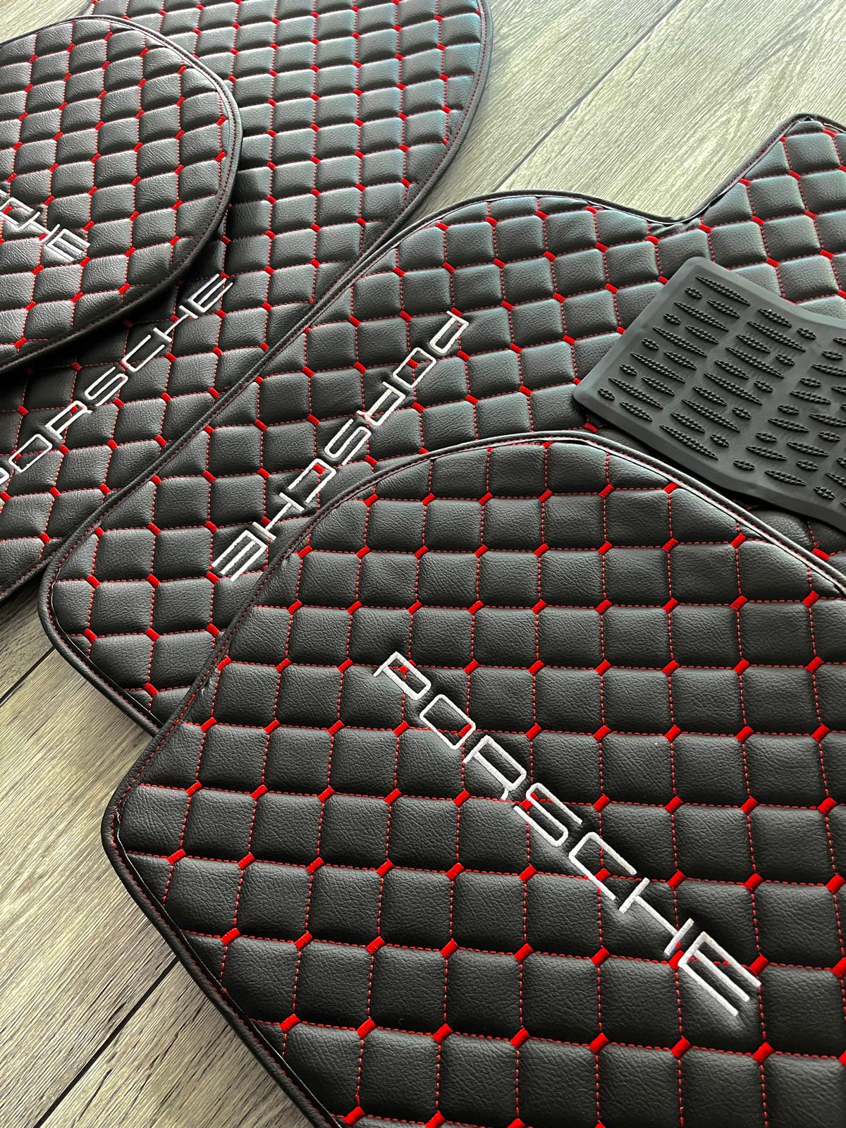 For Porsche Car Floor Mats Custom fit Leather for all Porsche Model Waterproof Carpet Liner