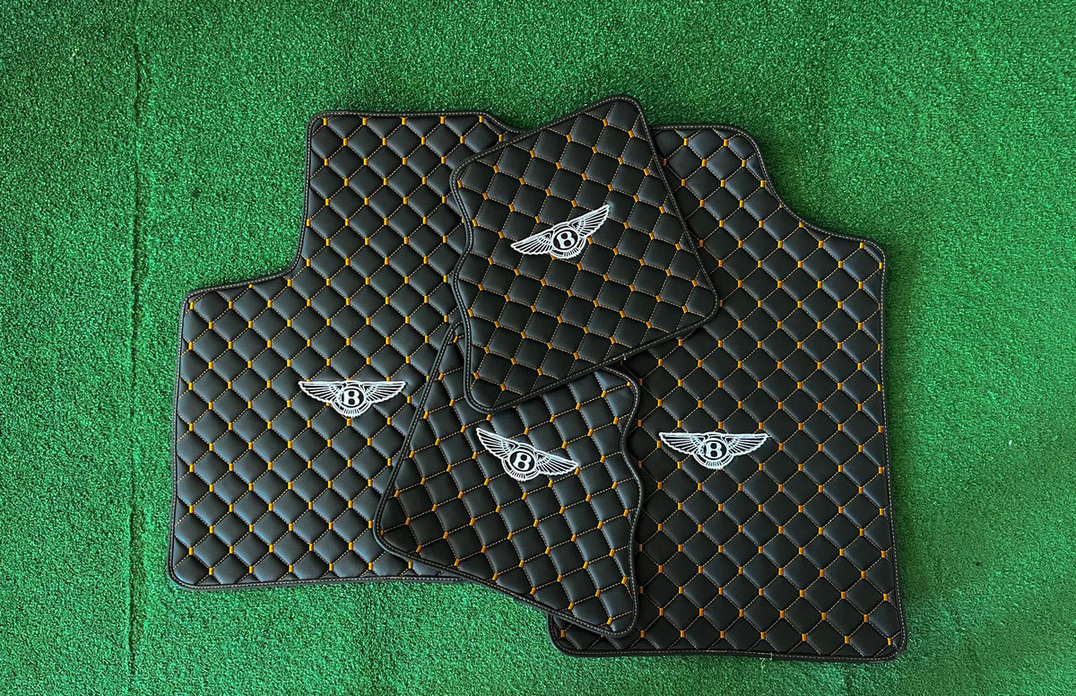 For Bentley Car Floor Mats Custom fit Leather for all Bentley Model Waterproof Carpet Liner