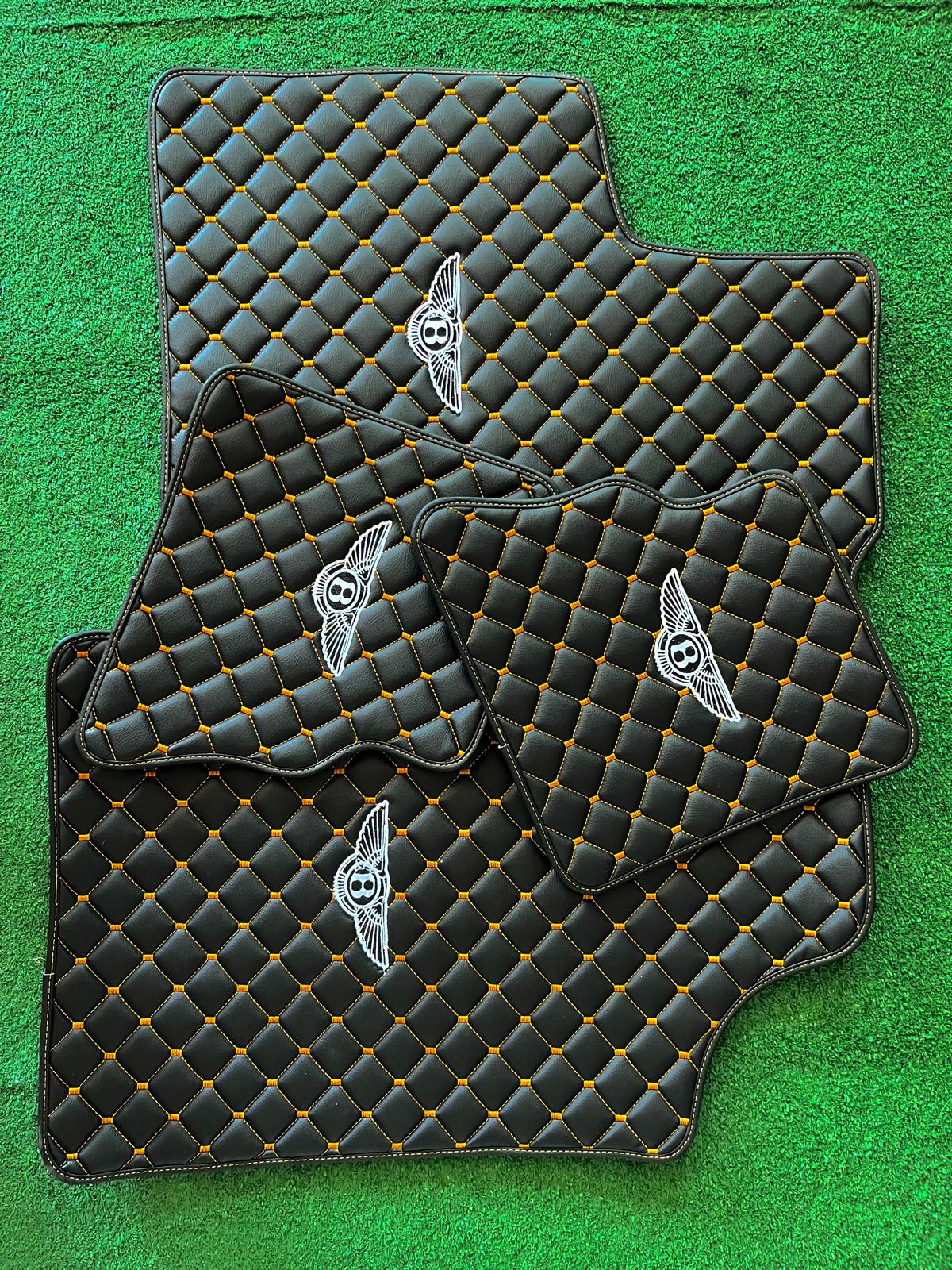 For Bentley Car Floor Mats Custom fit Leather for all Bentley Model Waterproof Carpet Liner