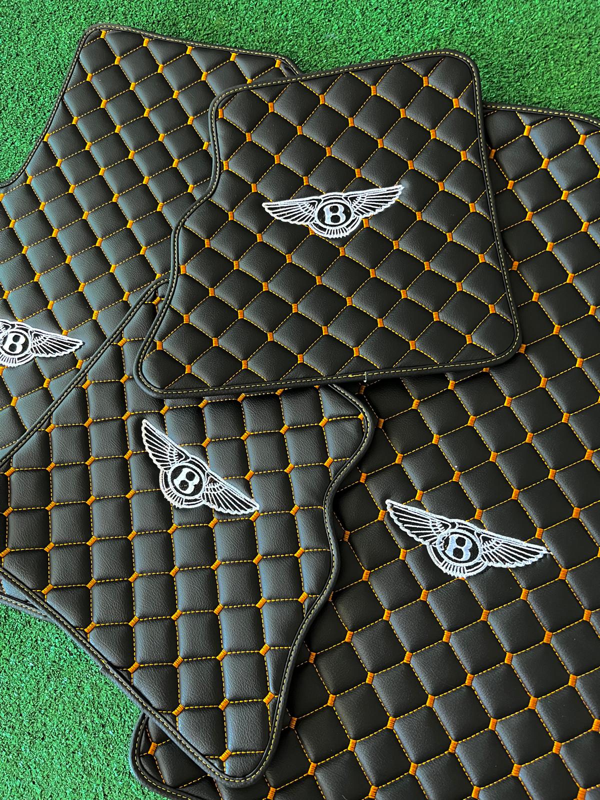 For Bentley Car Floor Mats Custom fit Leather for all Bentley Model Waterproof Carpet Liner