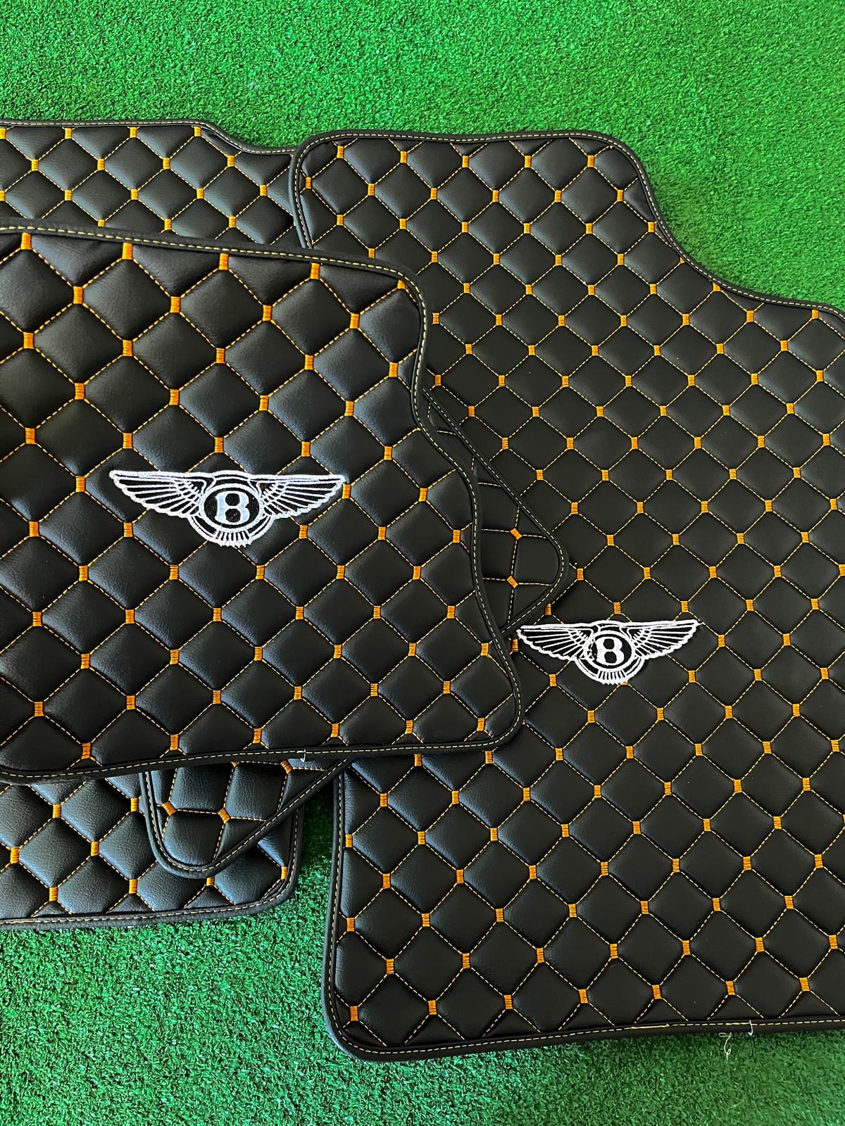 For Bentley Car Floor Mats Custom fit Leather for all Bentley Model Waterproof Carpet Liner