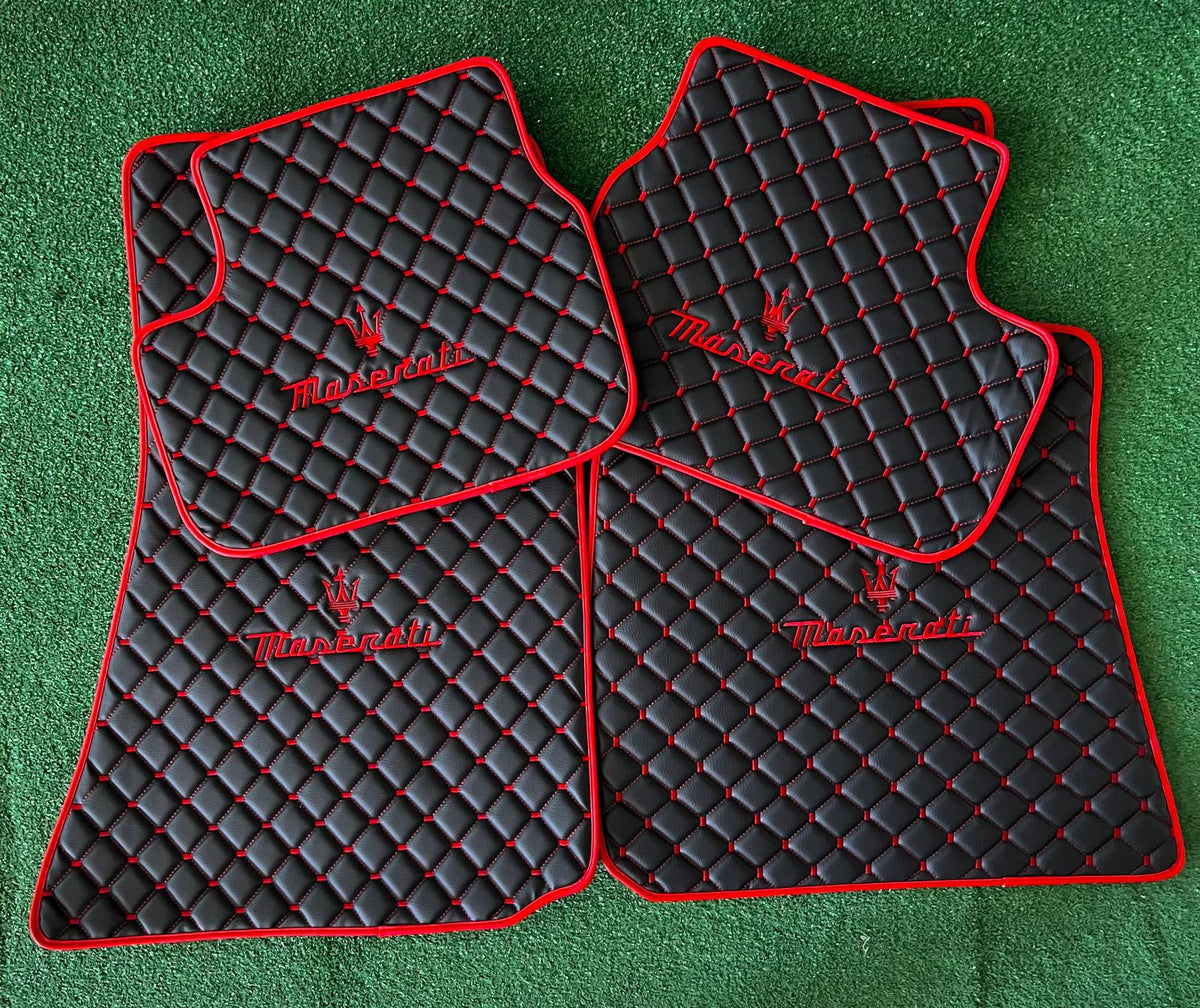 For Maserati Car Floor Mats Custom fit Leather for all Maserati Model Waterproof Carpet Liner