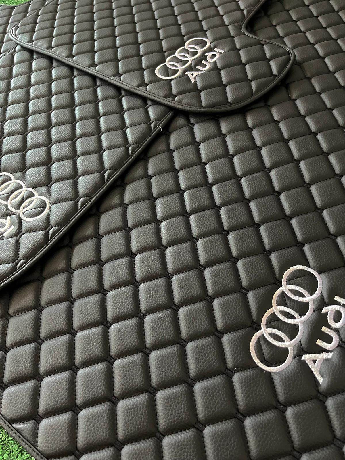 For Audi Q7 Car Floor Mats Custom fit Leather for all Audi Model Waterproof Carpet Liner