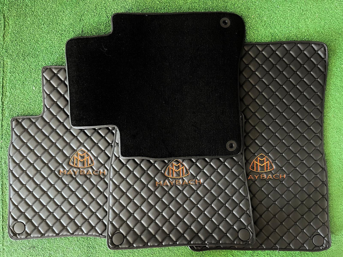 For Maybach Car Floor Mats Custom fit Leather for all Maybach Model Waterproof Carpet Liner