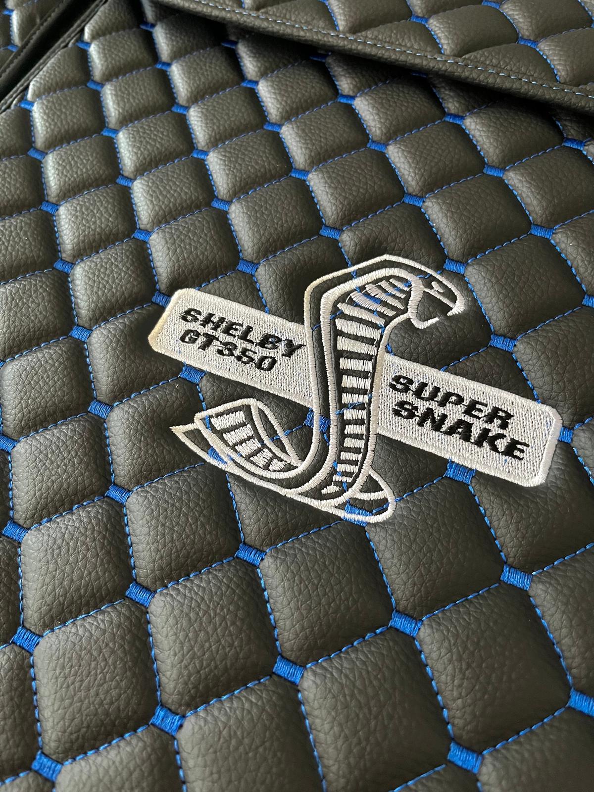 For Shelby GT350 Supersnake Car Floor Mats Custom fit Leather for all Shelby GT350 Model Waterproof Carpet Liner