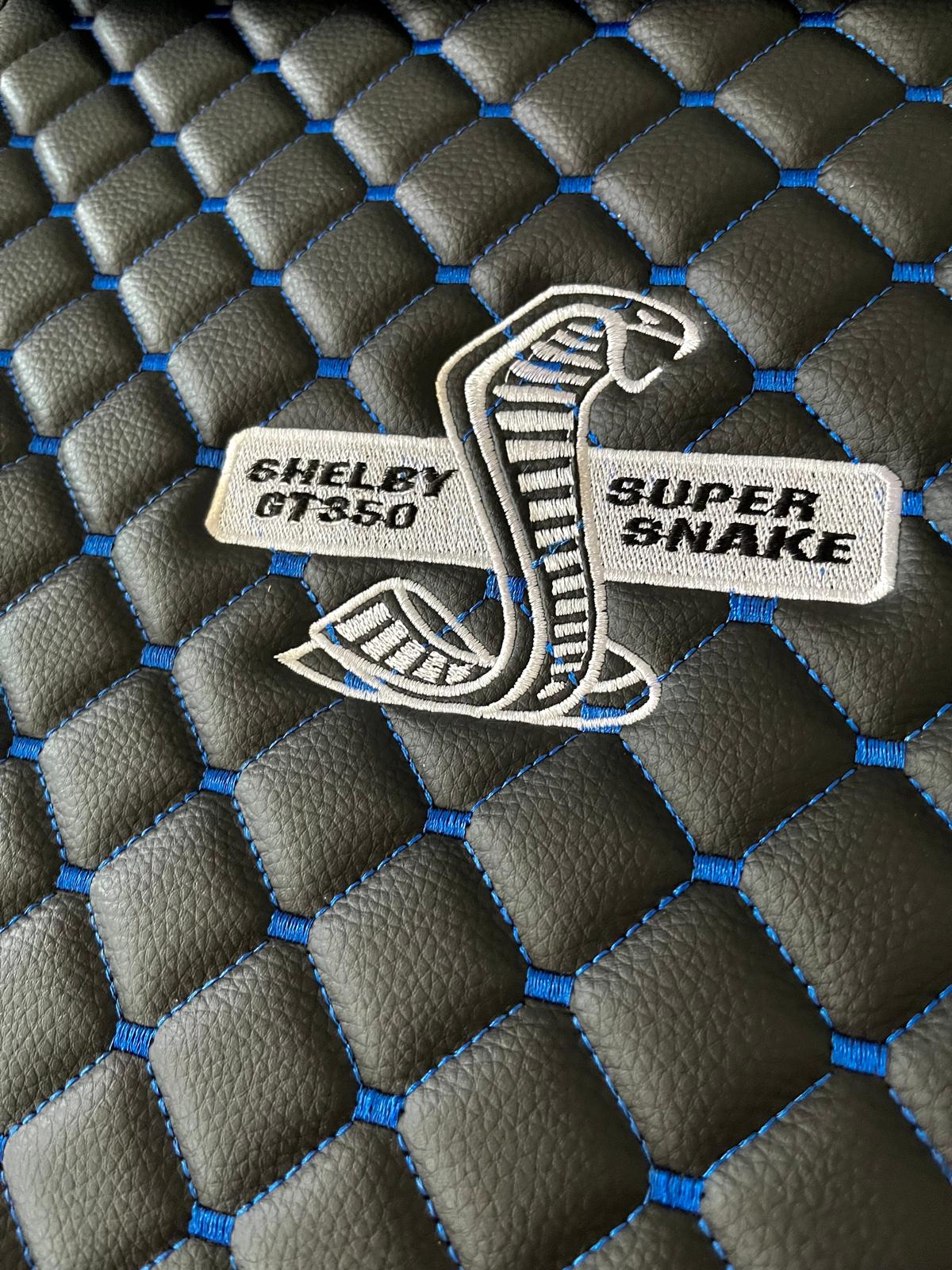 For Shelby GT350 Supersnake Car Floor Mats Custom fit Leather for all Shelby GT350 Model Waterproof Carpet Liner