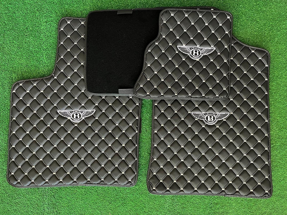 For Bentley Car Floor Mats Custom fit Leather for all Bentley Model Waterproof Carpet Liner