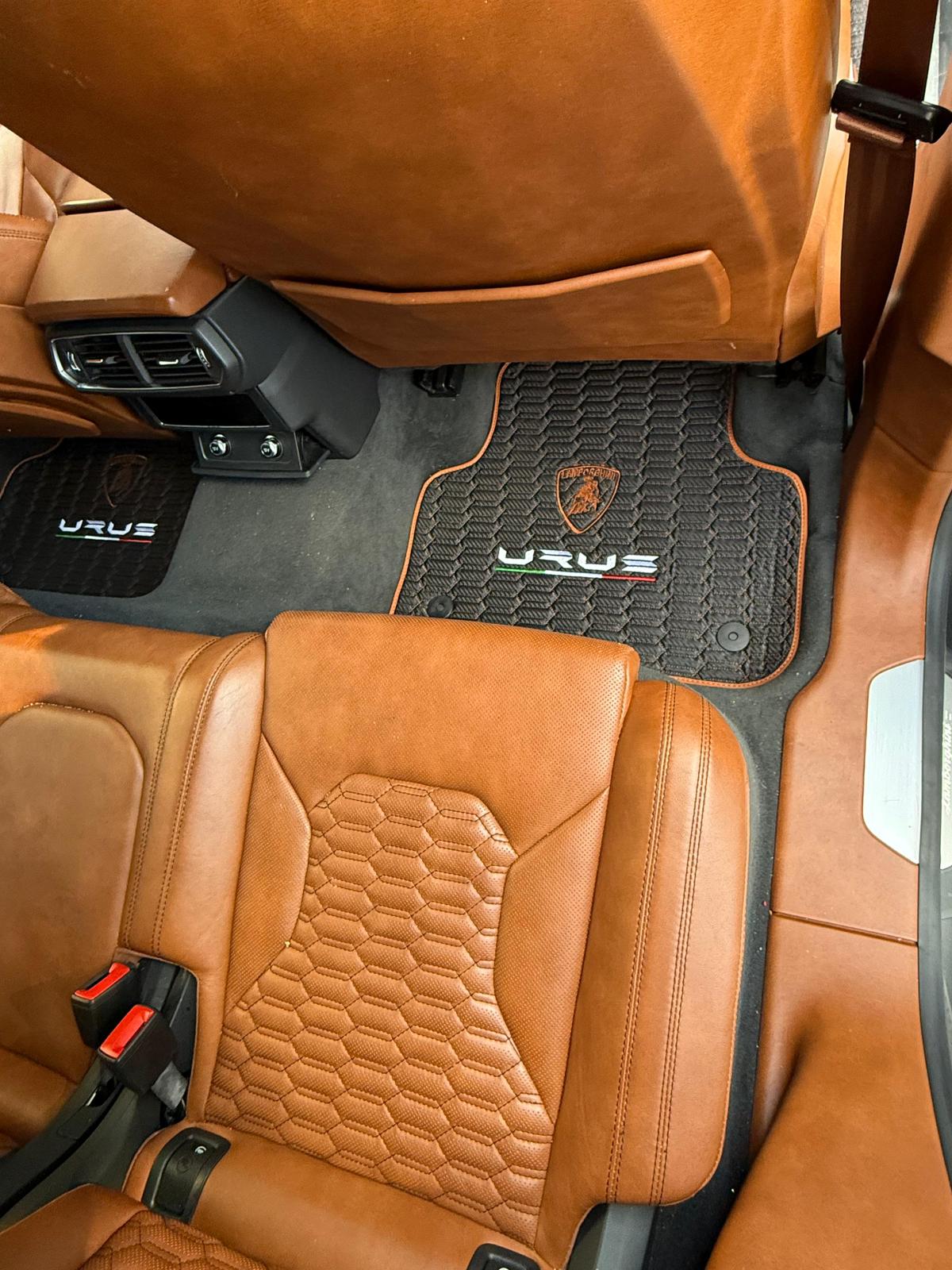 For Lamborghini URUS Car Floor Mats and Trunk mat Custom fit Leather for all URUS Model Waterproof Carpet Liner and Trunk mat