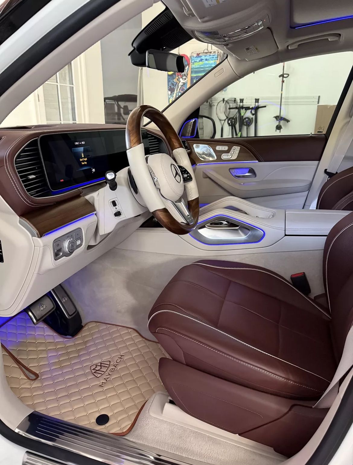 For Maybach S500 Car Floor Mats Custom fit Leather for all Model Waterproof Carpet Liner