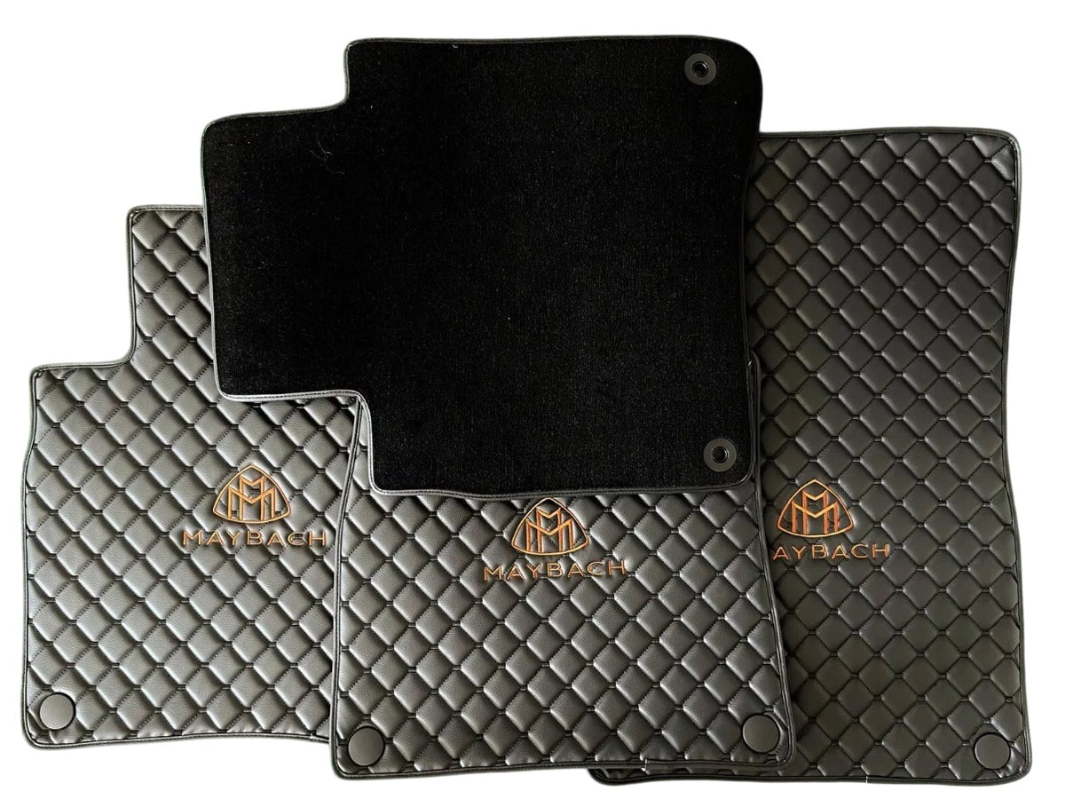 For Maybach S500 Car Floor Mats Custom fit Leather for all Model Waterproof Carpet Liner