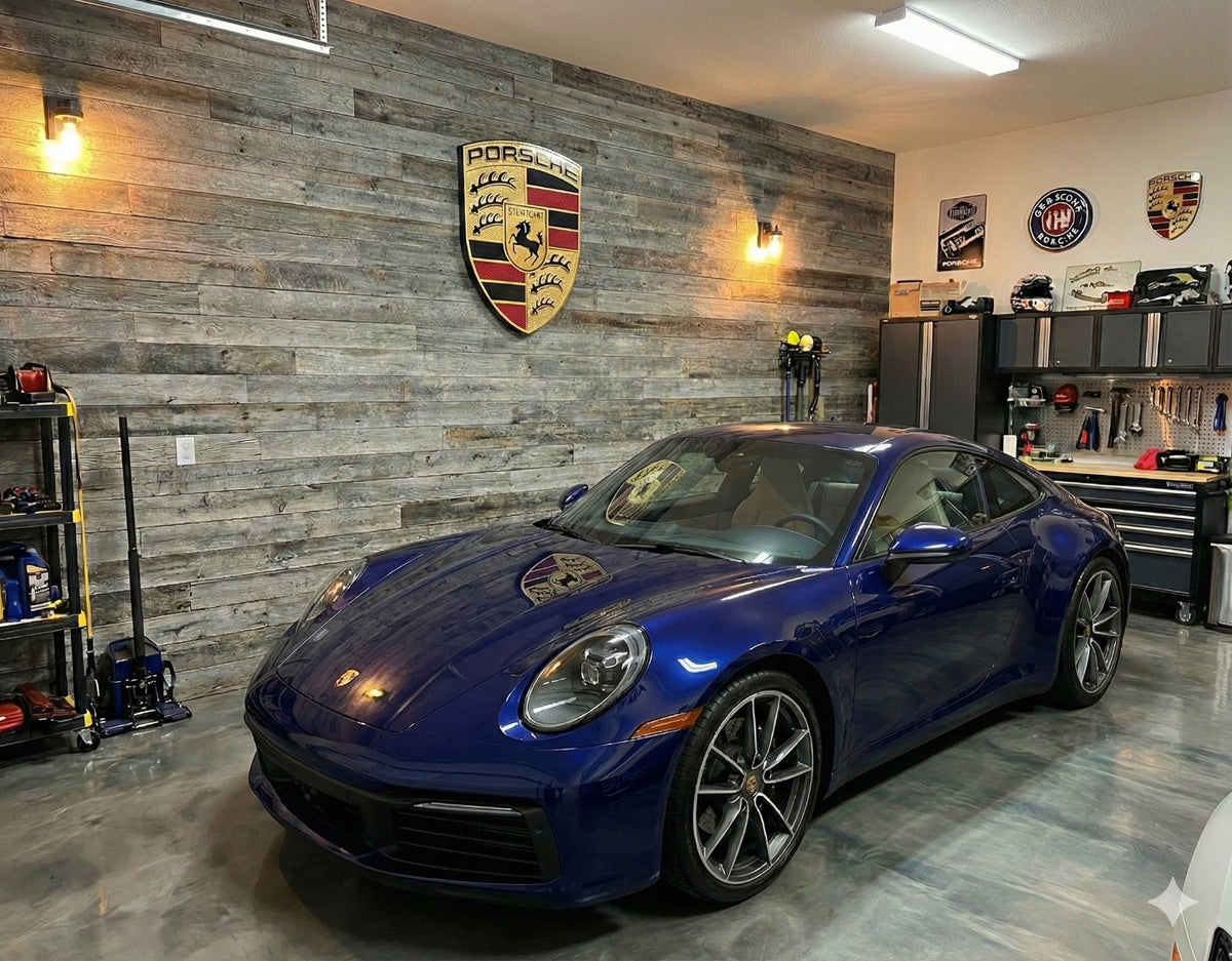 Porsche Wall Sign for Garage – Premium Wall Decor for Car Enthusiasts