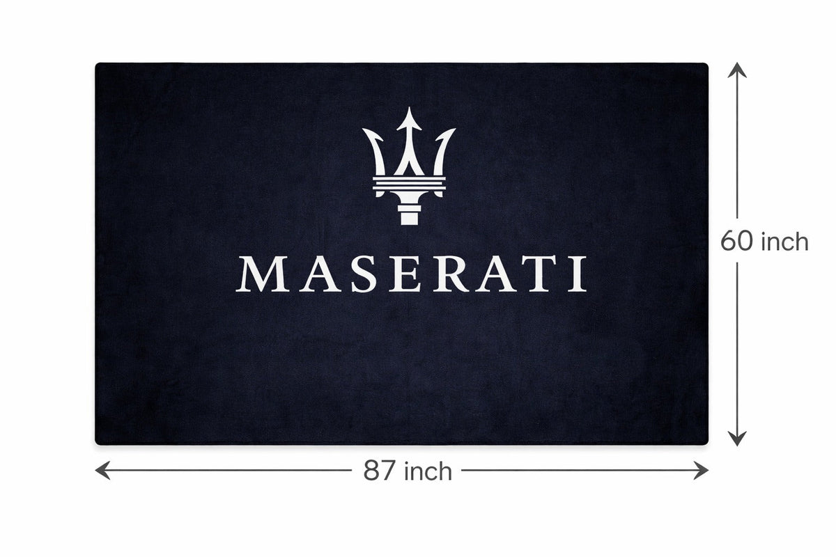Maserati Luxury Rug 59.1 × 86.6 inch Home, Garage & Display Carpet