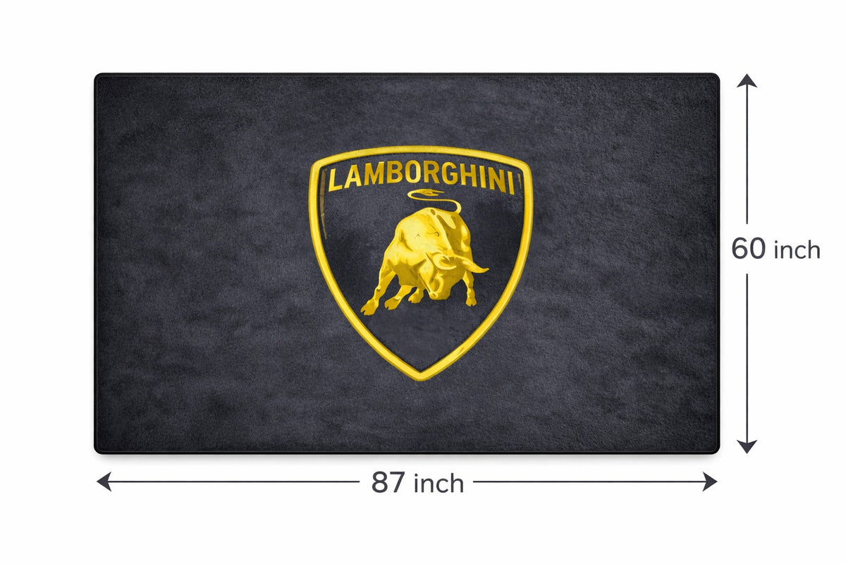 Lamborghini Luxury Rug 59.1 × 86.6 inch Home, Garage & Display Carpet