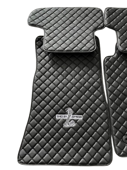 For Shelby GT500 Car Floor Mats Custom fit Leather for all Shelby GT500 Model Waterproof Carpet Liner