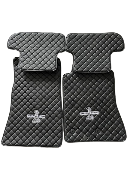 For Shelby GT500 Car Floor Mats Custom fit Leather for all Shelby GT500 Model Waterproof Carpet Liner