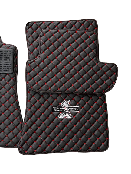 For Shelby GT500 Supersnake Car Floor Mats Custom fit Leather for all Shelby GT500 Supersnake Model Waterproof Carpet Liner