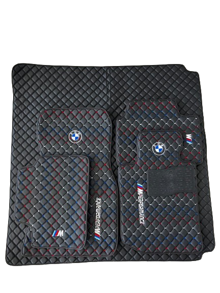 For BMW M Performance Car Floor Mats Custom fit Leather for all BMW 4 Series Carpet Liner