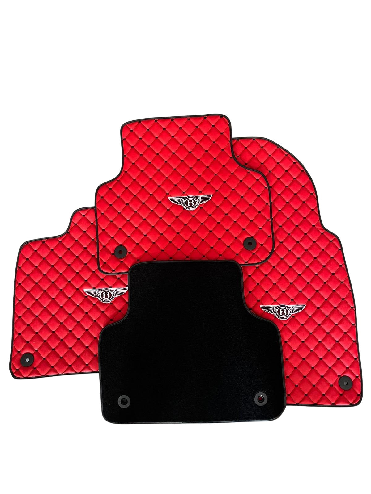 For Bentley Continental Flying Spur (2005-2013) Car Floor Mats Custom fit Leather for all Bentley Model Waterproof Carpet Liner