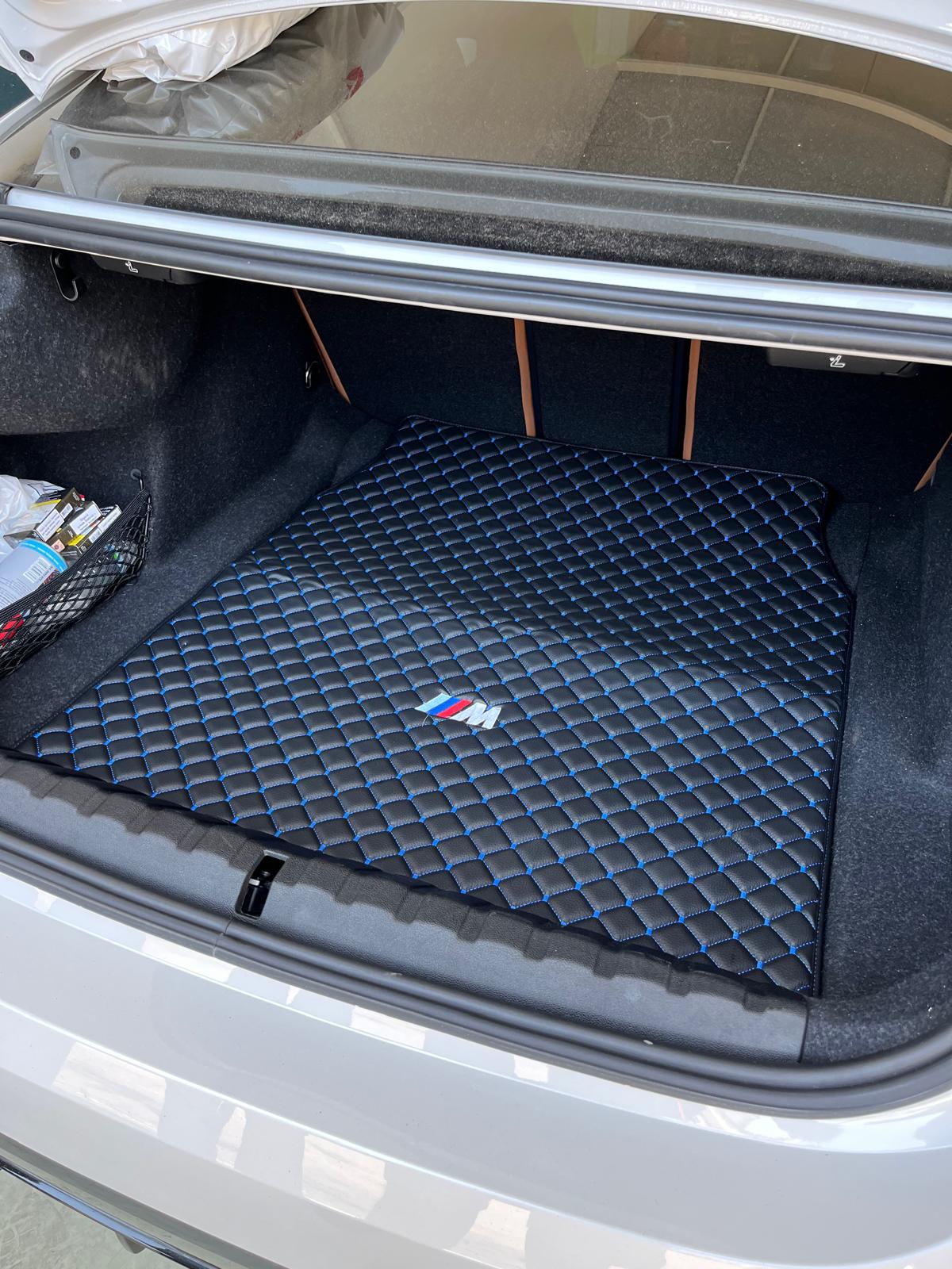 BMW M Cargo Trunk Leather Mat Boot Liner for All BMW M Models, Custom Produce
