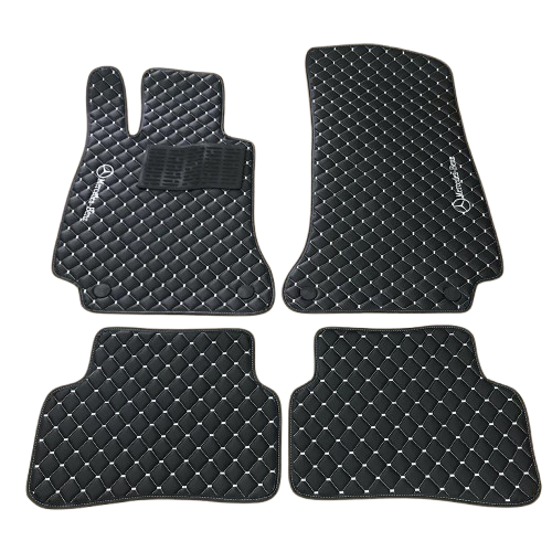 For Mercedes Benz Car Floor Mats Custom fit Leather for all Mercedes Model Waterproof Carpet Liner