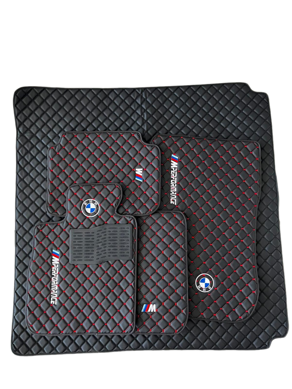 For BMW M Performance Car Floor Mats Custom fit Leather for all BMW 5 Series Carpet Liner