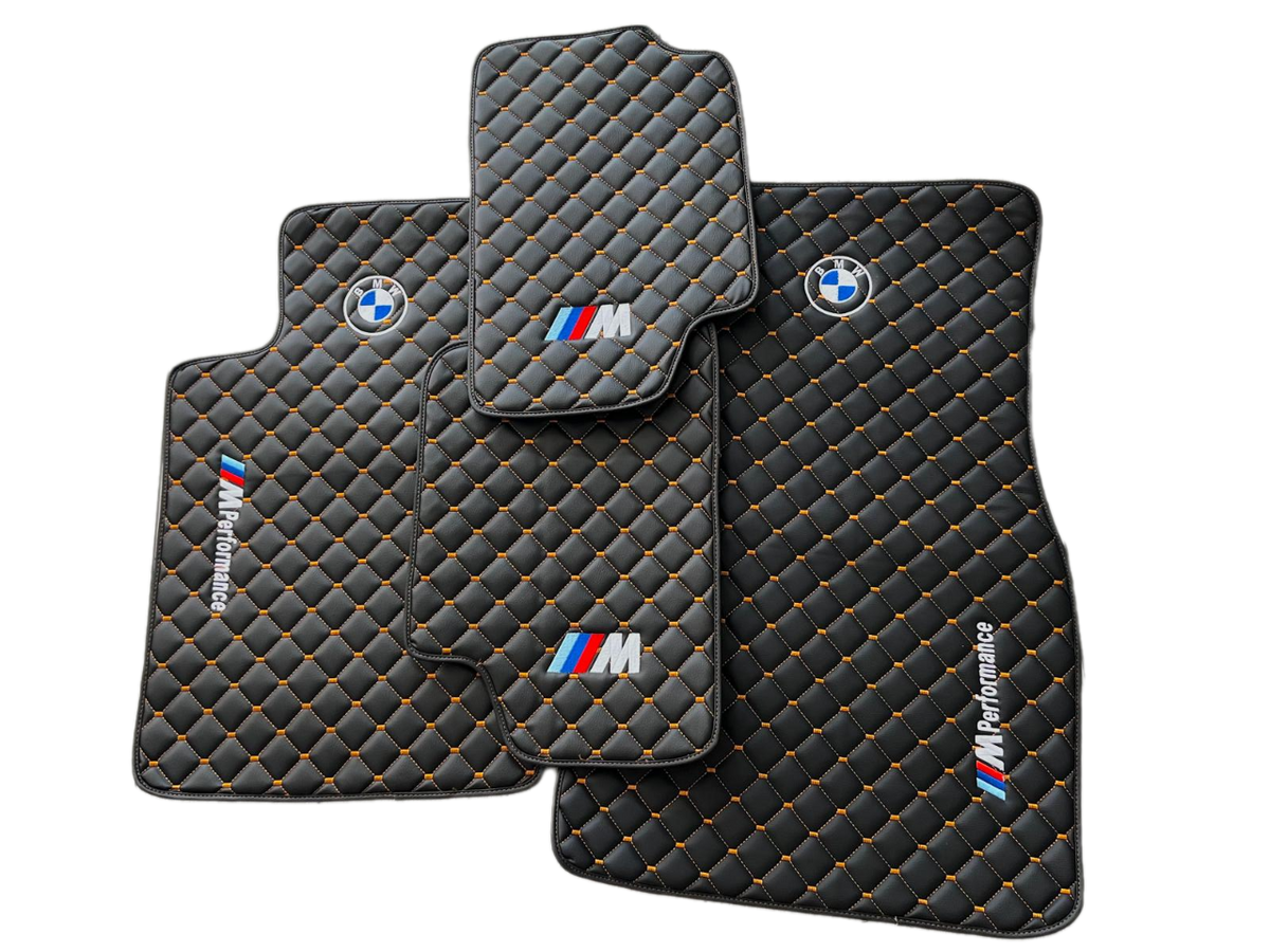 For BMW E46 Car Floor Mats Custom fit Leather for all BMW Model Waterproof Carpet Liner