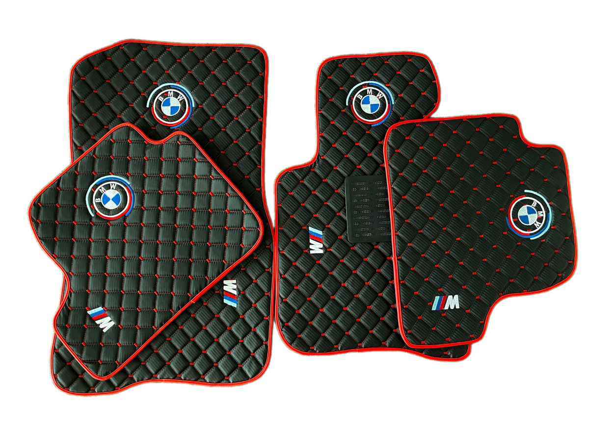 For BMW E46 Car Floor Mats Custom fit Leather for all BMW Model Waterproof Carpet Liner