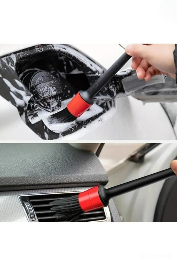 Car Detailing Brush Set – 5 Sizes – Soft Bristles – Interior & Exterior Cleaning – Perfect for Vents, Wheels & Dashboard